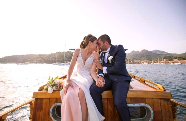 matrimonio in barca all'isola d'elba